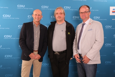 V.l.:Volker Emde, Uwe Frenzel und Markus Kertscher
